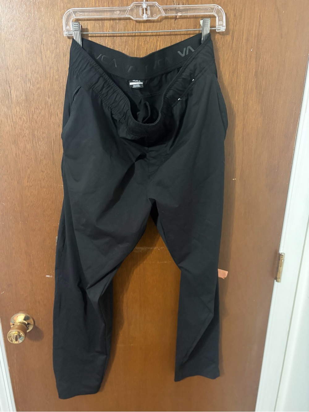 RVCA Black Men's Jogger-Style Performance Pants